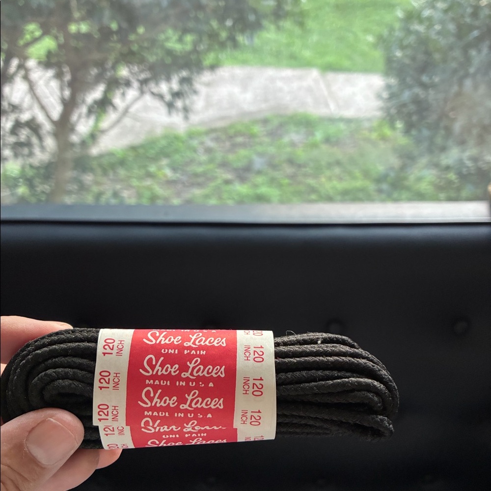 Brand new black shoelaces 120 inch
